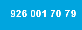 926 001 70 79